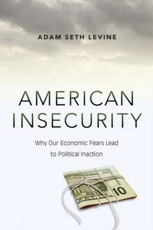 American Insecurity – Why Our Economic Fears Lead to Political Inaction de Adam Seth Levine