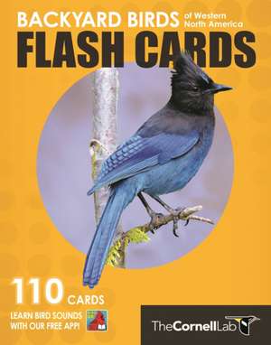 Backyard Birds Flash Cards– Western North America de Lab Ornithology Cornell