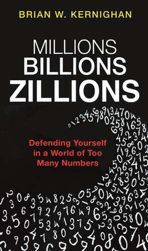 Millions, Billions, Zillions – Defending Yourself in a World of Too Many Numbers de Brian W. Kernighan