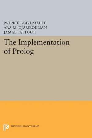 The Implementation of Prolog de Patrice Boizumault