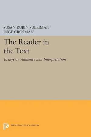 The Reader in the Text de Susan Rubin Suleiman