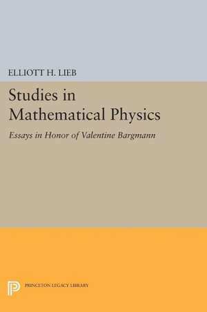 Studies in Mathematical Physics de Elliott H. Lieb