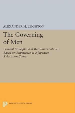 Governing of Men de A. H. Leighton