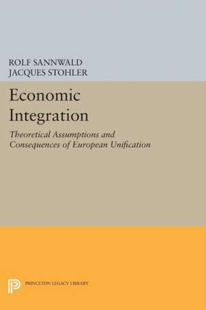 Economic Integration de Rolf Sannwald