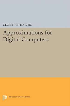 Approximations for Digital Computers de Cecil Hastings