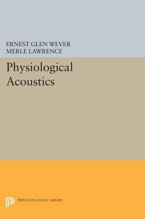 Physiological Acoustics de Ernest Glen Wever