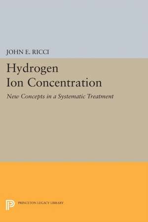 Hydrogen Ion Concentration de John Ettore Ricci