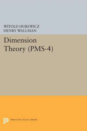 Dimension Theory de Witold Hurewicz
