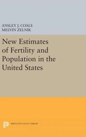 New Estimates of Fertility and Population in the United States de Ansley Johnson Coale