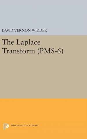 Laplace Transform (PMS–6) de David Vernon Widder