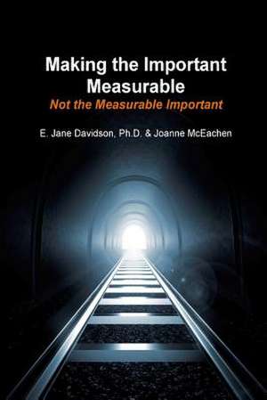 Making the Important Measurable, Not the Measurable Important de Dr E. Jane Davidson