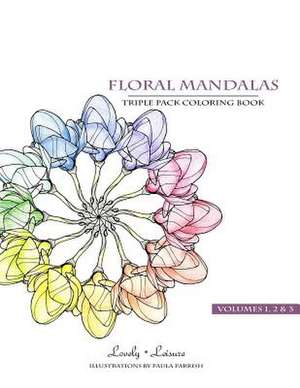 Floral Mandalas Triple Pack (Volumes 1,2 & 3) de Paula Parrish