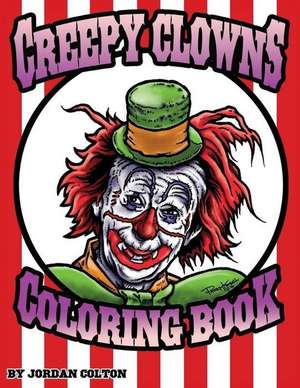 Creepy Clown Adult Coloring Book