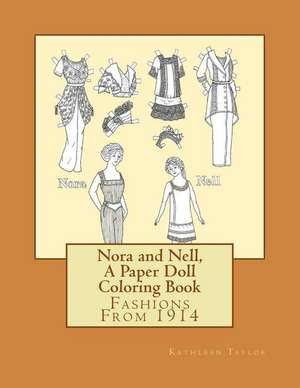 Nora and Nell, a Paper Doll Coloring Book