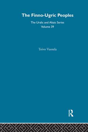 The Finno-Ugric Peoples de Toivo Vuorela