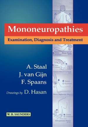 Mononeuropathies: Examination, Diagnosis and Treatment de A. Staal