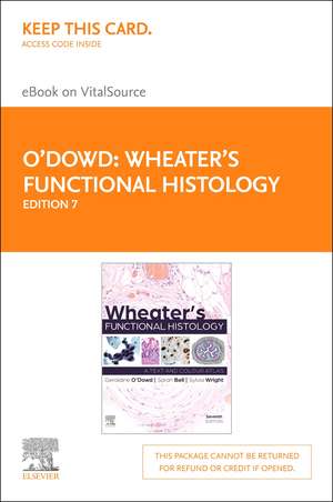 Wheater's Functional Histology Elsevier eBook on Vitalsource (Retail Access Card) de Sylvia Wright