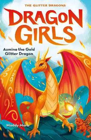 Azmina the Gold Glitter Dragon de Maddy Mara