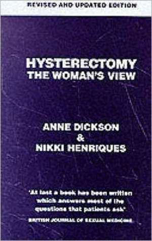 Hysterectomy de Anne Dickson