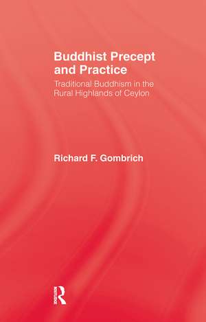 Buddhist Precept & Practice de Gombrich