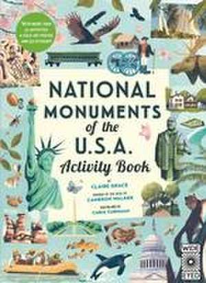 National Monuments of the USA Activity Book de Claire Saunders