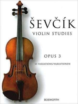 40 Variations Op. 3 de Otakar Sevcik