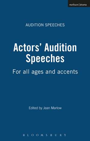 Actors' Audition Speeches de Jean Marlow