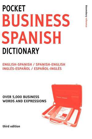 Pocket Business Spanish Dictionary 2ed de A & C Black Publishers Ltd