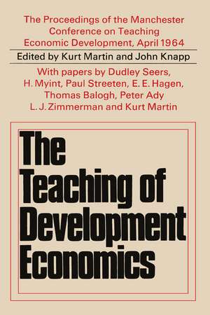 Teaching of Development Economics de Kurt Martin