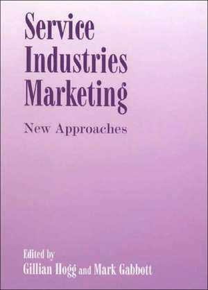 Service Industries Marketing: New Approaches de Mark Gabbott