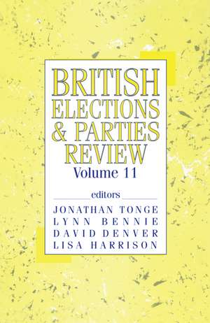 British Elections & Parties Review de Lyn Bennie