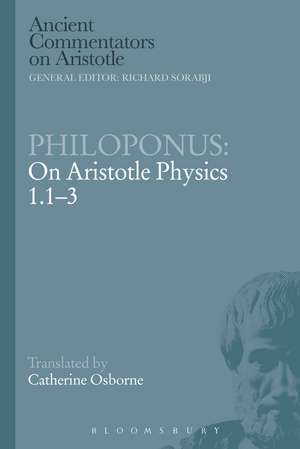 Philoponus: On Aristotle Physics 1.1-3 de Catherine Osborne