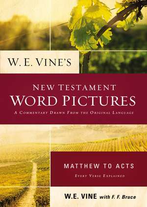 W. E. Vine's New Testament Word Pictures: Matthew to Acts de W. E. Vine