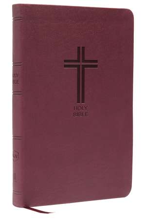 NKJV, Value Thinline Bible, Burgundy Leathersoft, Red Letter, Comfort Print: Holy Bible, New King James Version de Thomas Nelson