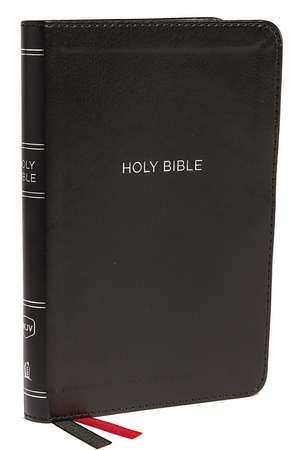 NKJV, Thinline Bible, Compact, Leathersoft, Black, Red Letter, Comfort Print: Holy Bible, New King James Version de Thomas Nelson