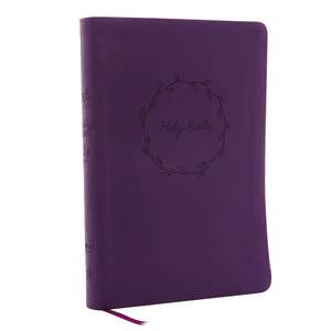 NKJV, Value Thinline Bible, Large Print, Purple Leathersoft, Red Letter, Comfort Print: Holy Bible, New King James Version de Thomas Nelson