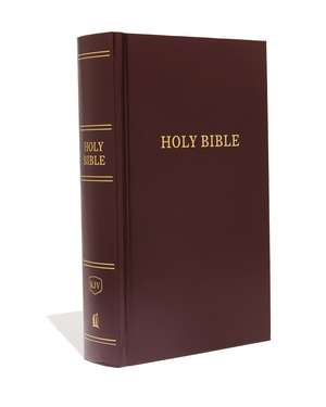 KJV, Pew Bible, Large Print, Hardcover, Burgundy, Red Letter, Comfort Print: Holy Bible, King James Version de Thomas Nelson