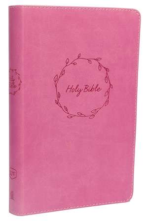 KJV Deluxe Gift Bible, Pink Leathersoft, Red Letter, Comfort Print: King James Version: Holy Bible, King James Version de Thomas Nelson