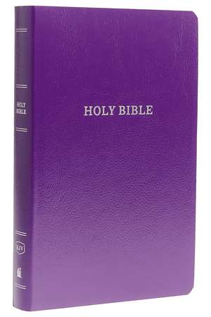 KJV, Gift and Award Bible, Leather-Look, Purple, Red Letter, Comfort Print: Holy Bible, King James Version de Thomas Nelson