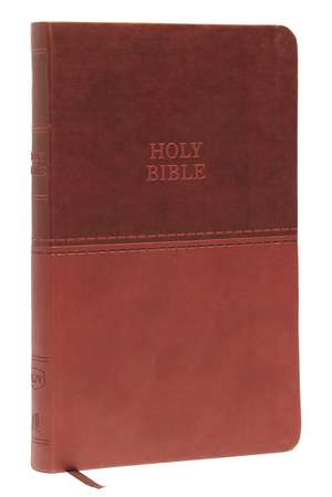 KJV Holy Bible: Value Thinline, Brown Leathersoft, Red Letter, Comfort Print: King James Version: Holy Bible, King James Version de Thomas Nelson