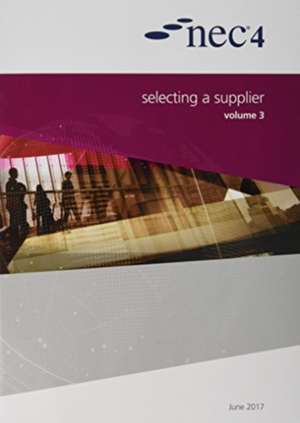 NEC4: Selecting a Supplier de Nec Nec