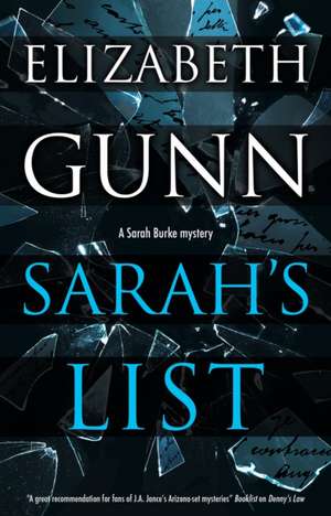 Sarah's List de Elizabeth Gunn