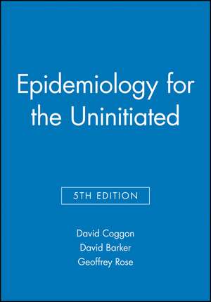 Epidemiology for the Uninitiated 5e de D Coggon