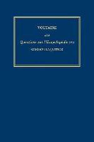 Complete Works of Voltaire 42A – Questions sur l`Encyclopedie, par des amateurs (VI): Gargantua–Justice de Nicholas Cronk