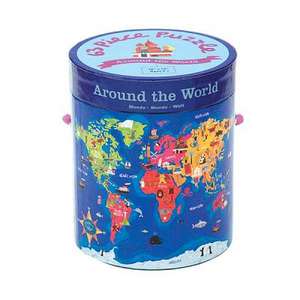 Around the World 63 Piece Puzzle