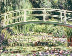 Monet Waterlily Garden Keepsake Boxed Notecards [With 16 4-1/4 X 5-1/2" Note Cards and 17 Sage-Green Envelopes] de Bridgeman Art Library