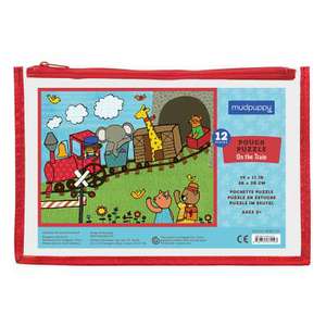 On the Train Pouch Puzzle de Mudpuppy