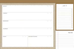 Modern Gold Desk Jotter de Galison