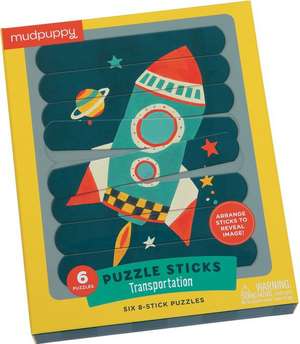 Transportation Puzzle Sticks de Mudpuppy