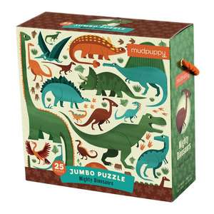 Mighty Dinosaurs Jumbo Puzzle de Mudpuppy